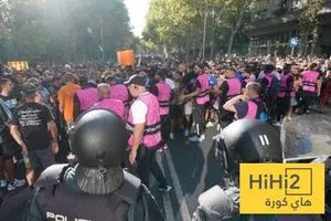 بعد أعمال الشغب جماهير مارسيليا تبدأ في الدخول لملعب البرنابيو