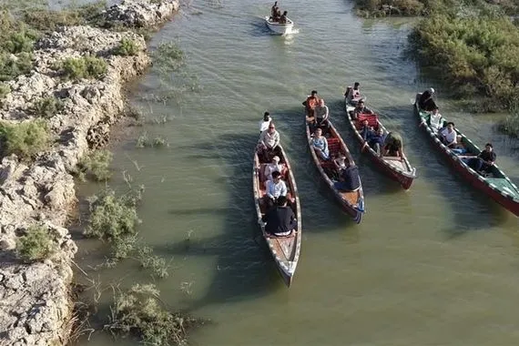 الأهوار مهددة انخفاض الإيرادات المائية يفاقم الأزمة في العراق