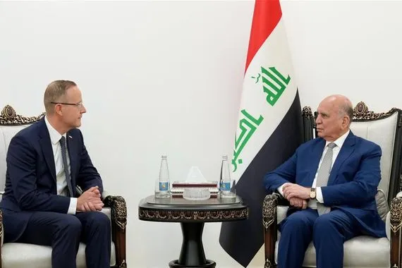 الخارجية تتسلم أوراق اعتماد سفير الاتحاد الأوروبي الجديد في العراق