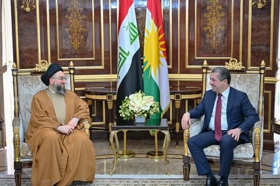 بارزاني والحكيم يبحثان القضايا العالقة بين الإقليم وبغداد وسبل تنفيذ الاتفاق النفطي الأخير وكالة بغداد اليوم الاخبارية