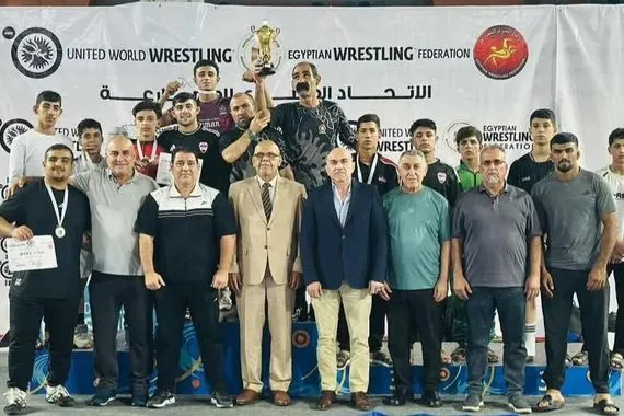 نادي الثورة العراقي للمصارعة يحقق إنجازاً عربياً ودولياً في مصر شفق نيوز
