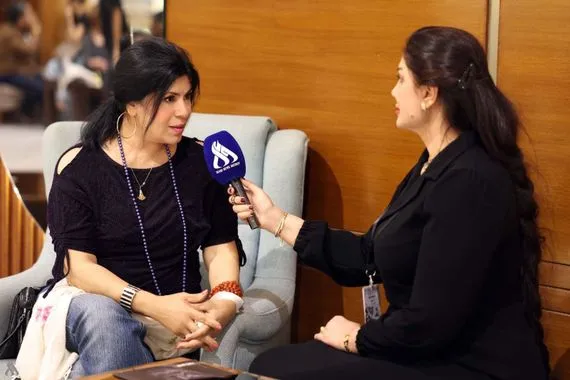 فنانة مصرية المسرح العراقي يعكس وعياً عميقاً وشعباً مثقفاً ومدركاً وكالة الانباء العراقية واع