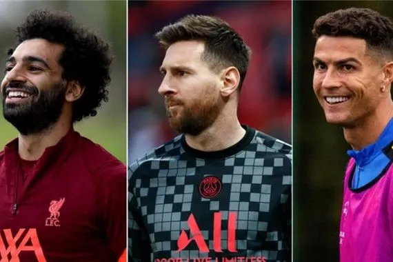 رونالدو ضعف ميسي أعلى 10 لاعبين أجرا في العالم وصلاح سابعاً وكالة بغداد اليوم الاخبارية