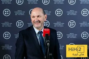 رأي رئيس الاتحاد الاسباني في نقل مباراة برشلونة وفياريال الى ميامي