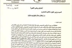 المالية النيابية تطالب بإعلان حالة طوارئ مائية في العراق وكالة بغداد اليوم الاخبارية
