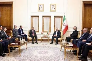 الاعرجي وعراقجي يبحثان قضايا المنطقة والملفات المشتركة بين البلدين