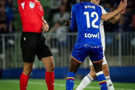 مشهد غريب بعد انتهاء مباراة ريال مدريد وخيتافي