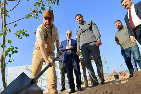 أمين بغداد يعلن انطلاق الأعمال الزراعية في مشروع غابات بغداد المستدامة