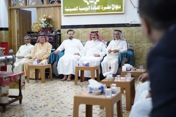 مرشح حزب تقدم أحمد الجابري يزور مضيف الويسية في الرمادي ويؤكد أهمية التواصل المباشر مع المواطنين