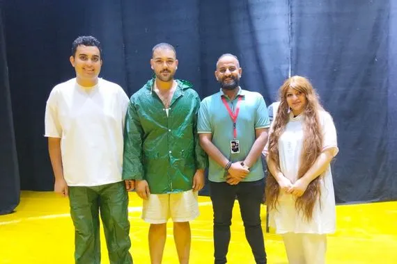 جامعة القادسية تشارك بملتقى الشباب الجامعيين بالقاهرة بمسرحية فورتي فورتي إيت وكالة الانباء العراقية واع