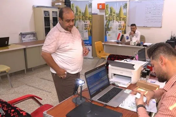 المفوضية توزيع 120 ألف بطاقة بايومترية في الأنبار وكالة الانباء العراقية واع