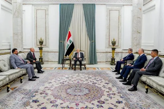 رئيس الجمهورية يؤكد دعمه الكامل لجهود المفوضية في تنظيم العملية الانتخابية وكالة الانباء العراقية واع