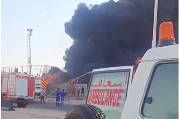 ضحايا في انفجار مستودع نفطي في البصرة واحتمال تأثر تصدير النفط