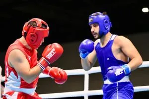 الملاكم زبير صالح يبلغ نصف نهائي دورة الألعاب الآسيوية للشباب وكالة الانباء العراقية واع