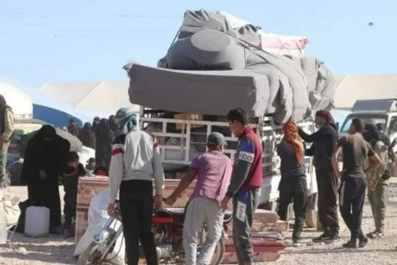 العراق يبدأ نقل أكثر من 800 شخص من مخيم الهول السوري إلى مخيم الجدعة