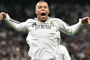 بعد هدفه امام ريال مردريد مبابي يعادل رقم كريستيانو رونالدو