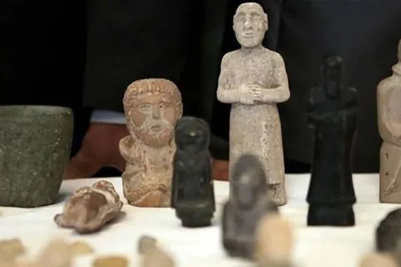 ضبط 185 قطعة اثرية عراقية في بريطانيا