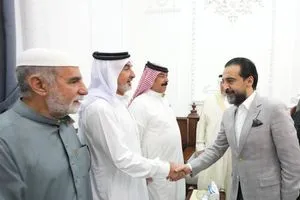 الحلبوسي يزور مضيف السادة الراويين في قضاء راوة لدعم مرشَّحة تحالف الأنبار هويتنا أسماء أسامة العاني