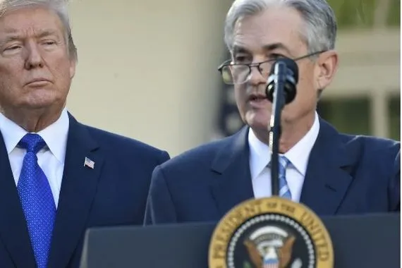 ترامب يهاجم رئيس الاحتياطي الفيدرالي فاسد وننتظر رحيله عن المنصب قريباً