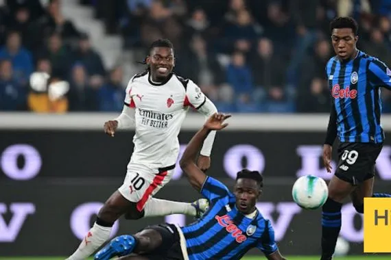 ميلان يسجل الهدف الاول في شباك اتالانتا