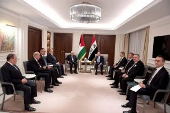 رشيد ونظيره الفلسطيني يناقشان جهود إغاثة غزة