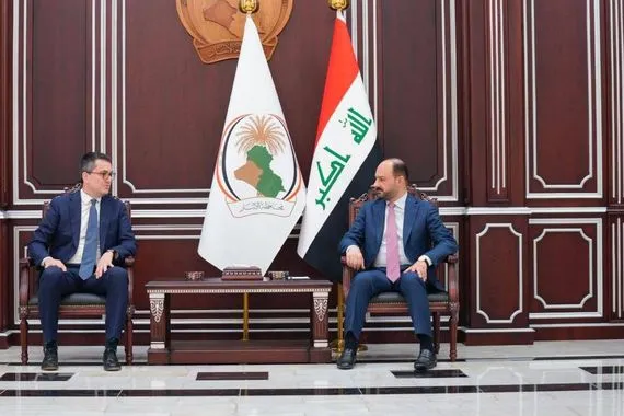 شراكة فرنسية أنبارية المحافظ محمد نوري يبحث فرص التعاون الاقتصادي