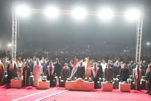 الرئيس الحلبوسي يحضر تجمّعاً جماهيرياً لدعم مرشَّحة حزب تقدم ريم العبيدي في الضلوعية