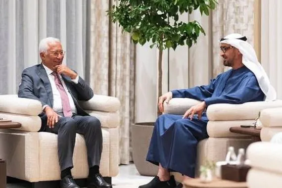 رئيسا الإمارات والمجلس الأوربي يبحثان التعاون