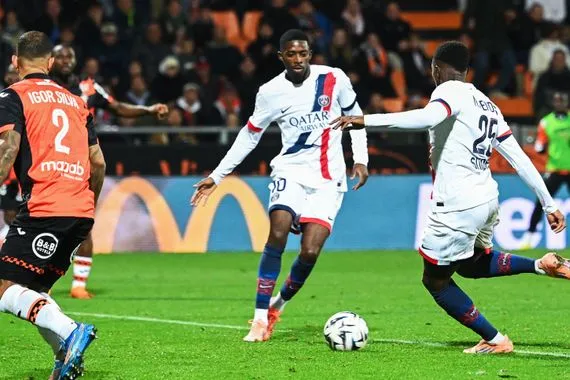 تعادل مُحبط لباريس سان جيرمان امام لوريان