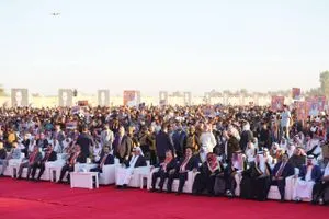 الحلبوسي يحضر تجمعاً جماهيرياً لمناصري حزب تقدم في أبو غريب