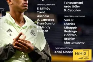 3 غيابات قائمة ريال مدريد الرسمية لمواجهة فالنسيا