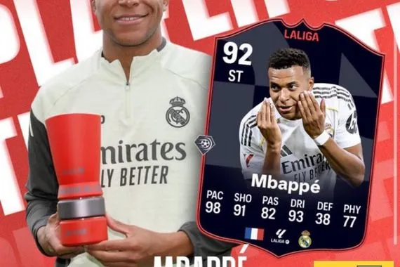 رسميا مبابي افضل لاعب في الليغا لشهر اكتوبر