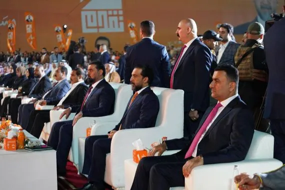 الحلبوسي يحضر تجمّعاً جماهيرياً نظّمه رئيس كتلة تقدم النيابية في الفلوجة