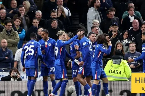 ترتيب الدوري الانجليزي بعد فوز تشيلسي على توتنهام