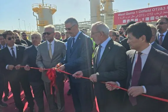 وزير النفط يعلن إفتتاح وحدة OT2 في غرب القرنة 1