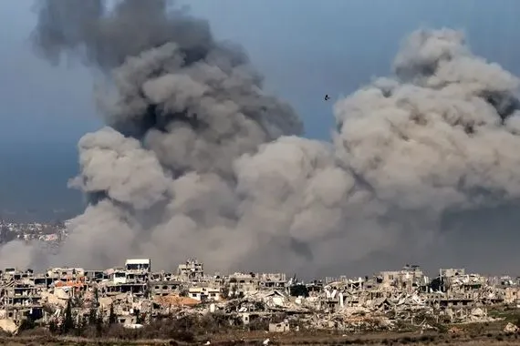 رغم اتفاق وقف اطلاق النار الجيش الإسرائيلي يواصل قصف غزة شفق نيوز