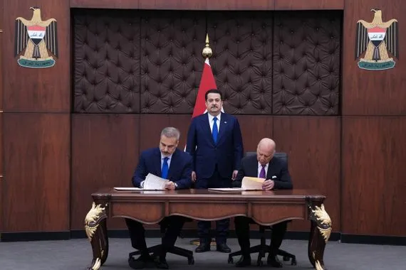 السوداني يرعى مراسم توقيع الآلية التنفيذية لاتفاقية التعاون في مجال المياه بين العراق وتركيا