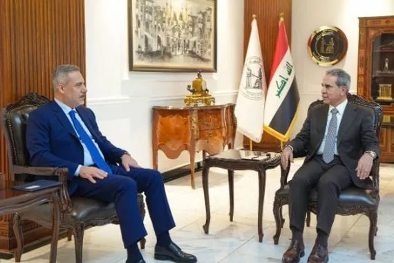 رئيس مجلس القضاء يبحث مع وزير الخارجية التركي القضايا القضائية والقانونية المشتركة