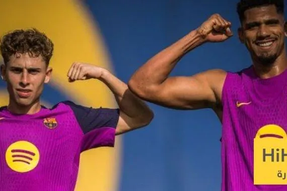 برشلونة يختتم استعداداته للقاء التشي