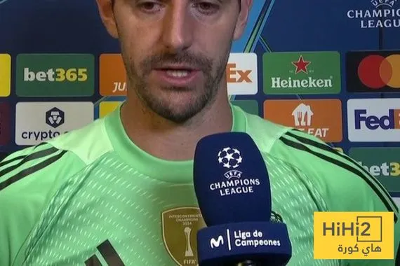 تعليقات كورتوا بعد الهزيمة ضد ليفربول