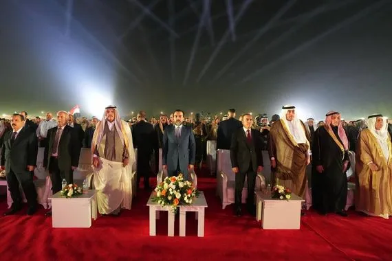 الرئيس الحلبوسي يحضر تجمّعاً جماهيرياً لمرشَّح حزب تقدم أحمد المشهداني في الطارمية