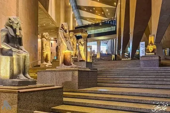 المتحف المصري الكبير أيقونة معمارية تروي التاريخ بـ 57 ألف قطعة أثرية وكالة الانباء العراقية واع