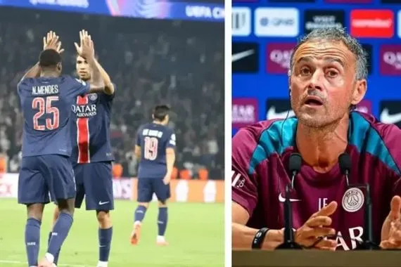 تعليق لويس إنريكي على إصابة أشرف حكيمي ومينديز