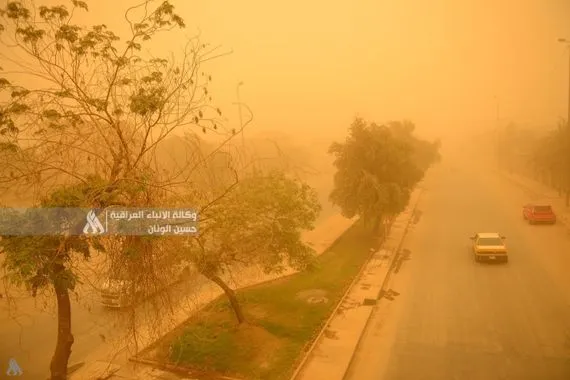 طقس العراق غبار وانخفاض في درجات الحرارة وكالة الانباء العراقية واع