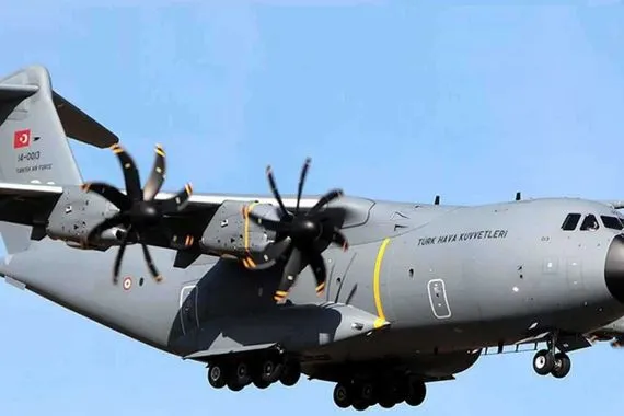 تحطم طائرة عسكرية تركية قرب الحدود الأذرية الجورجية فيديو شفق نيوز