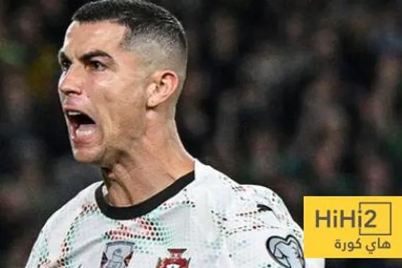 أول بطاقة حمراء لـ رونالدو مع المنتخب البرتغالي