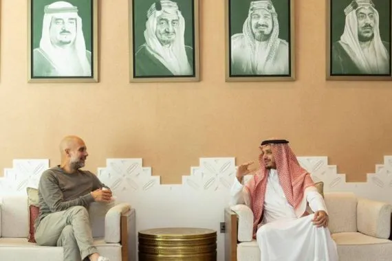 غوارديولا في نادي الدرعية