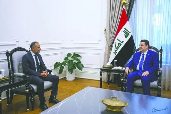 السوداني يبحث مع السفير البريطاني تعزيز العلاقات جريدة الصباح