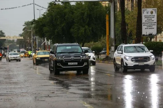 طقس العراق أمطار رعدية متوسطة الشدة وضباب وانخفاض في درجات الحرارة وكالة الانباء العراقية واع