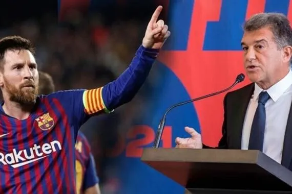 خلاف ميسي ولابورتا يهدد بإشعال انقسام خطير داخل برشلونة